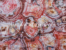 Load image into Gallery viewer, Coral &amp; Earth Tone Geodes Kona Quilting cotton
